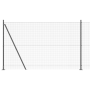 Cerca de Alambre Soldado con 7 Postes Flangados Gris 1.5x10 m Acero by , fence panels - Ref: Foro24-3352532, Price: 98,07 €, ...