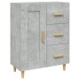 Gray concrete plywood sideboard 69.5x34x90 cm by vidaXL, Sideboards - Ref: Foro24-812226, Price: 86,43 €, Discount: %