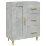 Gray concrete plywood sideboard 69.5x34x90 cm by vidaXL, Sideboards - Ref: Foro24-812226, Price: 85,39 €, Discount: %