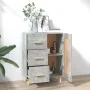 Gray concrete plywood sideboard 69.5x34x90 cm by vidaXL, Sideboards - Ref: Foro24-812226, Price: 85,39 €, Discount: %