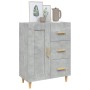 Gray concrete plywood sideboard 69.5x34x90 cm by vidaXL, Sideboards - Ref: Foro24-812226, Price: 86,43 €, Discount: %
