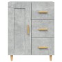 Gray concrete plywood sideboard 69.5x34x90 cm by vidaXL, Sideboards - Ref: Foro24-812226, Price: 86,43 €, Discount: %