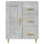 Gray concrete plywood sideboard 69.5x34x90 cm by vidaXL, Sideboards - Ref: Foro24-812226, Price: 85,39 €, Discount: %