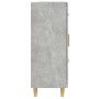 Gray concrete plywood sideboard 69.5x34x90 cm by vidaXL, Sideboards - Ref: Foro24-812226, Price: 86,43 €, Discount: %
