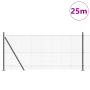 Cerca de Alambre Soldado con 13 Postes Flangados Gris 1 x 25 m Acero von , Zaunpaneele - Ref: Foro24-3352556, Preis: 141,95 €...