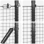 Cerca de Alambre Soldado con 13 Postes con Flange Gris 1.4x25 m de Acero de , Paneles de vallas - Ref: Foro24-3352564, Precio...