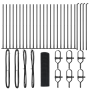 Cerca de Malla Soldada con 13 Postes con Bridas Gris 0.4x50 m de Acero | Foro24.es | Tu tienda online para hogar, jardín y más Foro24.es