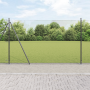 Cerca de Alambre Soldado con 13 Postes Flangados Gris 1.4x50 m de Acero | Foro24.es | Tu tienda online para hogar, jardín y más Foro24.es