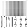Cerca de Alambre Soldado con 13 Postes Flangados Gris 1.4x50 m de Acero | Foro24.es | Tu tienda online para hogar, jardín y más Foro24.es