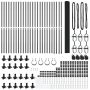 Cerca de Malla Soldada con 13 Postes Flanged Gris 1.5x50 m de Acero | Foro24.es | Tu tienda online para hogar, jardín y más Foro24.es