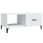 Mesa de centro madera contrachapada blanco 90x50x40 cm de vidaXL, Mesas de centro - Ref: Foro24-812663, Precio: 51,07 €, Desc...