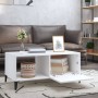 Couchtisch aus weißem Sperrholz, 90 x 50 x 40 cm von vidaXL, Couchtisch - Ref: Foro24-812663, Preis: 51,72 €, Rabatt: %