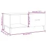 White plywood coffee table 90x50x40 cm by vidaXL, Coffee table - Ref: Foro24-812663, Price: 51,07 €, Discount: %