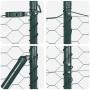Cerca Hexagonal  Verde 1.2x10 m de Acero | Foro24.es | Tu tienda online para hogar, jardín y más Foro24.es