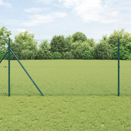 Juego de Cercas Juego de 2 Verde bosque Malla de metal 25 x 1 m | Foro24.es | Tu tienda online para hogar, jardín y más Foro24.es