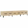 TV-Schrank aus Sonoma-Eichensperrholz, 150 x 34,5 x 30 cm von vidaXL, TV-Möbel - Ref: Foro24-812648, Preis: 79,71 €, Rabatt: %