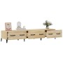 TV-Schrank aus Sonoma-Eichensperrholz, 150 x 34,5 x 30 cm von vidaXL, TV-Möbel - Ref: Foro24-812648, Preis: 80,69 €, Rabatt: %