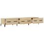TV-Schrank aus Sonoma-Eichensperrholz, 150 x 34,5 x 30 cm von vidaXL, TV-Möbel - Ref: Foro24-812648, Preis: 80,69 €, Rabatt: %