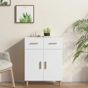 Weißes Sperrholz-Sideboard 69,5 x 34 x 89 cm von vidaXL, Sideboards - Ref: Foro24-812186, Preis: 99,16 €, Rabatt: %