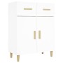 Weißes Sperrholz-Sideboard 69,5 x 34 x 89 cm von vidaXL, Sideboards - Ref: Foro24-812186, Preis: 100,59 €, Rabatt: %