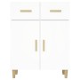 Weißes Sperrholz-Sideboard 69,5 x 34 x 89 cm von vidaXL, Sideboards - Ref: Foro24-812186, Preis: 100,59 €, Rabatt: %