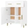 Weißes Sperrholz-Sideboard 69,5 x 34 x 89 cm von vidaXL, Sideboards - Ref: Foro24-812186, Preis: 99,16 €, Rabatt: %
