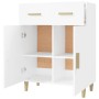 Weißes Sperrholz-Sideboard 69,5 x 34 x 89 cm von vidaXL, Sideboards - Ref: Foro24-812186, Preis: 100,59 €, Rabatt: %