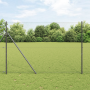 Set de Cercas Juego de 2 Gris Acero 25 x 1.5 m Duradero | Foro24.es | Tu tienda online para hogar, jardín y más Foro24.es