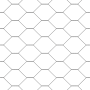 Valla Hexagonal Gris 1.6x25 m Acero | Foro24.es | Tu tienda online para hogar, jardín y más Foro24.es