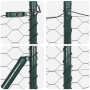 Cerca Hexagonal  Gris 0.4x50 m Acero | Foro24.es | Tu tienda online para hogar, jardín y más Foro24.es