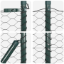 Cerca Hexagonal Gris 1,5x50 m Acero de , Postes de cerca - Ref: Foro24-3352863, Precio: 257,49 €, Descuento: %