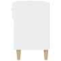 Glossy white plywood shoe cabinet 102x35x55 cm by vidaXL, Shoe racks and shoe organizers - Ref: Foro24-812822, Price: 57,51 €...