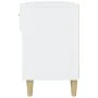 Schuhschrank aus glänzend weißem Sperrholz, 102 x 35 x 55 cm von vidaXL, Schuhregale und Schuhorganisatoren - Ref: Foro24-812...