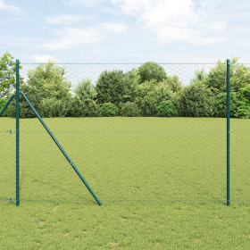 Cerca Hexagonal Gris 1.5x100 m Acero