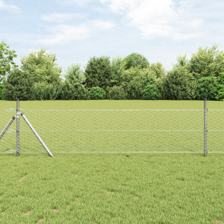 Cerca Hexagonal  0.5x10 m Acero Galvanizado | Foro24.es | Tu tienda online para hogar, jardín y más Foro24.es