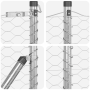 Cerca Hexagonal  0.5x10 m Acero Galvanizado | Foro24.es | Tu tienda online para hogar, jardín y más Foro24.es