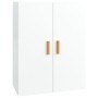 Glossy white wall-mounted hanging cabinet 69.5x34x90 cm by vidaXL, Sideboards - Ref: Foro24-812264, Price: 86,25 €, Discount: %