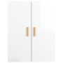 Glänzend weißer Hängeschrank 69,5x34x90 cm von vidaXL, Sideboards - Ref: Foro24-812264, Preis: 86,36 €, Rabatt: %