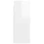 Glossy white wall-mounted hanging cabinet 69.5x34x90 cm by vidaXL, Sideboards - Ref: Foro24-812264, Price: 86,25 €, Discount: %