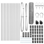 Conjunto de Cercas Juego de 2 Acero galvanizado von , Zaunpfosten - Ref: Foro24-3352945, Preis: 62,27 €, Rabatt: %