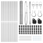 Conjunto de Cercas Set de 2 Acero galvanizado 25 x 1.2 m by , fence posts - Ref: Foro24-3352959, Price: 102,40 €, Discount: %