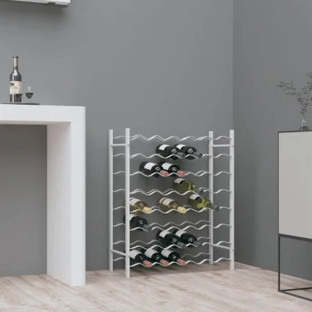 Flaschenhalter für 48 weiße Metallflaschen von vidaXL, Weinregale - Ref: Foro24-340908, Preis: 84,85 €, Rabatt: %