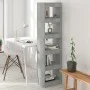 Estantería/divisor de espacios gris hormigón 40x30x166 cm de vidaXL, Librerías y estanterías - Ref: Foro24-811632, Precio: 65...