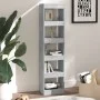 Estantería/divisor de espacios gris hormigón 40x30x166 cm de vidaXL, Librerías y estanterías - Ref: Foro24-811632, Precio: 65...