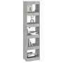 Estantería/divisor de espacios gris hormigón 40x30x166 cm de vidaXL, Librerías y estanterías - Ref: Foro24-811632, Precio: 65...