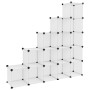 Cube shelving with 15 transparent PP compartments by vidaXL, Shoe racks and shoe organizers - Ref: Foro24-340549, Price: 66,4...