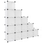 Cube shelving with 15 transparent PP compartments by vidaXL, Shoe racks and shoe organizers - Ref: Foro24-340549, Price: 66,4...