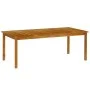 Gartentisch aus massivem Akazienholz, 200 x 100 x 74 cm von vidaXL, Gartentische - Ref: Foro24-318744, Preis: 214,79 €, Rabat...