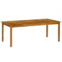 Mesa de jardín de madera maciza de acacia 200x100x74 cm de vidaXL, Mesas de jardín - Ref: Foro24-318744, Precio: 222,93 €, De...