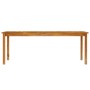 Mesa de jardín de madera maciza de acacia 200x100x74 cm de vidaXL, Mesas de jardín - Ref: Foro24-318744, Precio: 222,93 €, De...